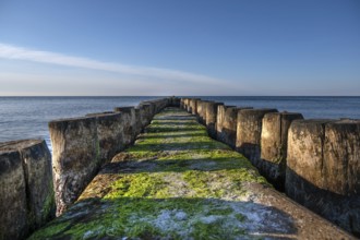 Grooves in the Baltic Sea, Ahrenshoop, Darß, Mecklenburg-Western Pomerania, Germany