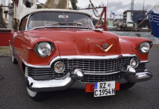 Cadillac Eldorado Convertible at classic car meeting in Büsum, Schleswig-Holstein, Germany