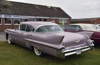 Cadillac Sedan DeVille at classic car meeting in Büsum, Schleswig-Holstein, Germany