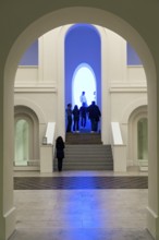 Atrium with light installation by James Turrell, A CHAPEL FOR LUKE and his scribe Lucius the Cyren,