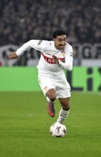Tiago Tomas VfB Stuttgart (08) Action on the ball Europa League, MHPArena, MHP Arena Stuttgart,