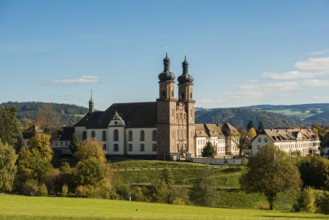 Baroque monastery church, St. Peter, Southern Black Forest, Black Forest, Baden-Württemberg,