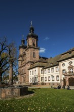 Baroque monastery church, St. Peter, Southern Black Forest, Black Forest, Baden-Württemberg,