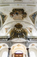Interior view, monastery church, St. Peter, Southern Black Forest, Black Forest, Baden-Württemberg,