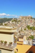 Historic town view, Ragusa Ibla, Ragusa province, Sicily, Italy