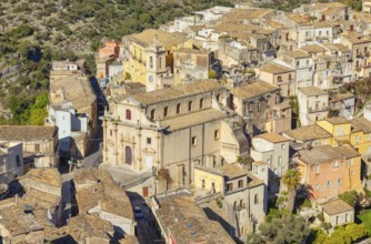 Historic town view, Ragusa Ibla, Ragusa province, Sicily, Italy