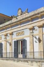 Circolo di Conversazione building facade, Ragusa Ibla, Ragusa province, Sicily, Italy