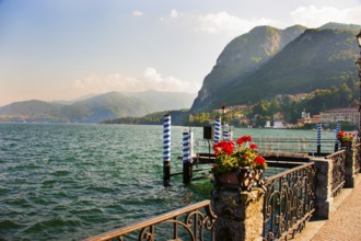 Menaggio, beautiful tourist town on the western shore of Lake Como, Como Province, Lombardy, Italy