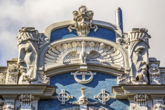 Häser in the Art Nouveau district, Riga, Latvia