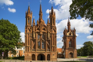 St. Anne's Church, Gothic Quarter, Vilnius, Lithuania