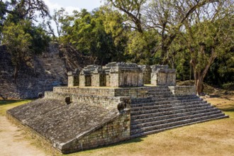 Ball court, one of the most beautiful of the classical period, second-largest in the entire Mayan