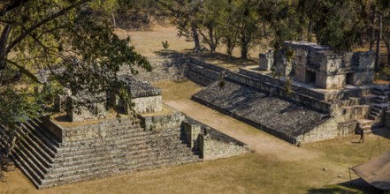 Ball court, one of the most beautiful of the classical period, second-largest in the entire Mayan