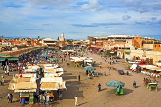 Stands on Jemaa El-Fna, Marrakech
