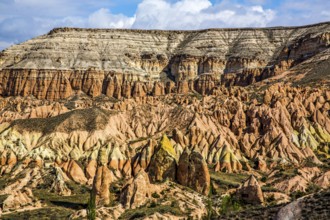 Red Gorge rock galleries, fantastic tuff rock formations, Cappadocia, Turkey