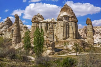 Bagildere Valley, fantastic tuff rock formations, Cappadocia, Turkey