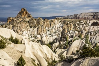 Fantastic tuff rock formations, Cappadocia, Turkey