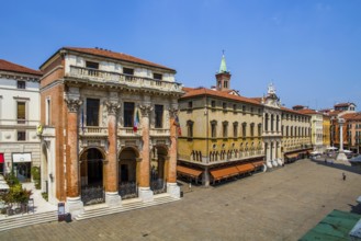 Loggia del Capitanio, representative seat of the former Republic of Venice, Piazza dei Signori,