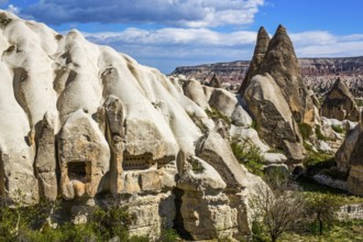 Valley of Lovers, fantastic tuff rock formations, Cappadocia, Turkey