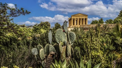 Temple of Concordia, 425 BC, one of the best preserved temples, Valley of the Temples, Agrigento,