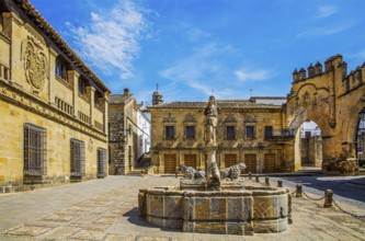 Lion Fountain in Plaza del Populo, Baeza