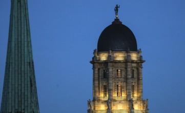 Old Town House and St. Nicholas Church, Berlin, 05.11.2025, Berlin, Berlin, Germany