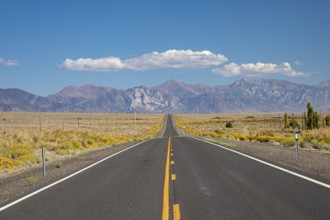Carvers, Nevada - State highway 376 in central Nevada