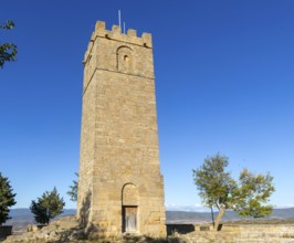 Torre del Homenaje del Castillo tower, Castle of Peña Felizana, Sos del Rey Católico, Zaragoza