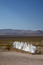 Beatty, Nevada - Art is the attraction in Rhyolite, a town that boomed briefly after gold was