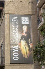 Banner for Museo Goya, Colección Ibercaja, Museo Camón Aznar museum wall poster, Zaragoza, Aragon,