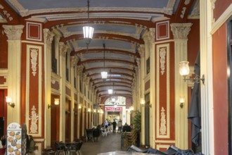 Pasaje del Ciclón, Pasaje del Comercio y la Industria gallery, Zaragoza, Aragon, Spain, Europe 1883
