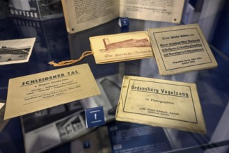 Exhibits from the exhibition Determination Herrenmensch in the former NS Ordensburg Vogelsang,