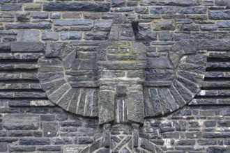 Eagle relief in the former NS Ordensburg Vogelsang, Eifel National Park, Schleiden-Gemünd, North
