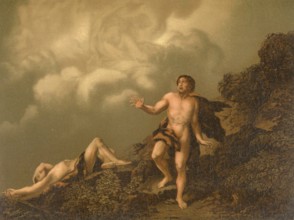 Biblical scene, Bible, Cain's fratricide refers to the biblical story in which Cain kills his