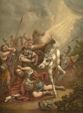 Biblical scene, Bible, The Conversion of Paul, a central event in Christian history in which Saul,