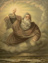 Biblical scene, Bible, Let There Be Light, comes from the first chapter of the Bible, the Book of