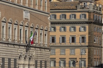 Buildings in the city of Rome, Italy