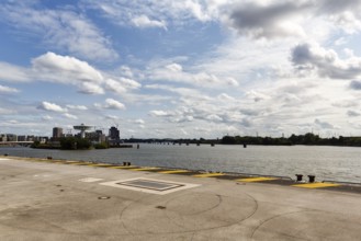 Empty pier at Westfield Cruise Terminal, Cruise Center HafenCity, Westfield Überseequartier,