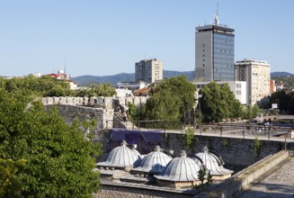 View of the old town of Niš from the fortress, Serbia
