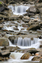 Mountain stream, stones, water, Laternser Tal, Voralberg, Austria