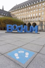 Photo spot with Bochum lettering in front of Bochum City Hall, North Rhine-Westphalia, Germany