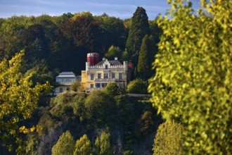 Marienfels Castle, former residence of entertainer Thomas Gottschalk, Remagen,