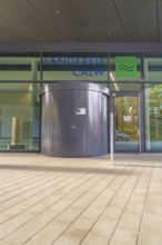 Bright entrance area to Calw district, designed in modern architecture with glass, Calw District