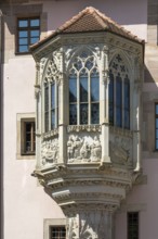 Oriel am Sebalder Pfarrhof, Sebalder Chörlein, Altstadt, Nuremberg, Middle Franconia, Franconia,