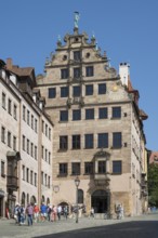 City Museum, Fembo-Haus, Treppengiebel, Altstadt, Nuremberg, Middle Franconia, Franconia, Bavaria,