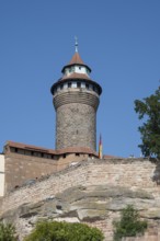 Sinwell Tower, Kaiserburg, Nürnberger Burg, Am Ölberg, Nuremberg, Middle Franconia, Franconia,