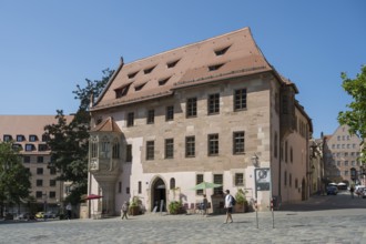 Sebalder Pfarrhof, Sebalder Chörlein, Altstadt, Nuremberg, Middle Franconia, Franconia, Bavaria,