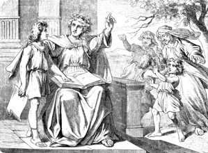 Wisdom calls and warns, emphatic warning against seduction, The sayings of Solomon, chapter 1, King