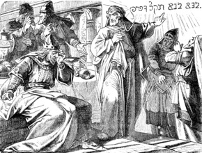 Daniel and the Godless King Belshazer, The Prophet Daniel, chapter 5, epilmero roof, golden