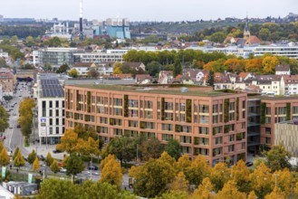 New use of the site of the former freight yard in Bad Cannstatt. Around 850 apartments, commercial