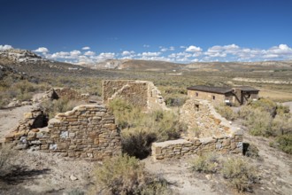 Rock Springs, Wyoming - The Point of Rocks Stagecoach Station, built in 1862 on the Overland Trail.